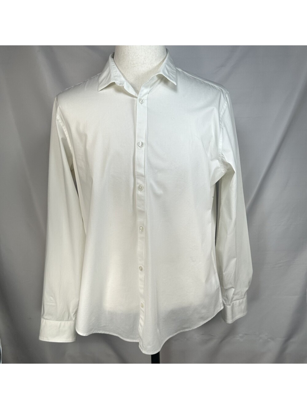 Calvin Klein Infinite Slim Fit Button Up White Mens L